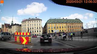 Driving in Stockholm Sweden March 2020 | Dashcam