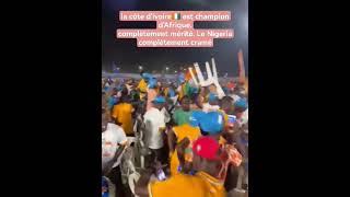 la côte d'ivoire🇨🇮 est champion d'Afrique.complètement mérité. Le Nigeria complètement cramé