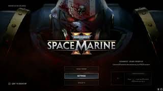 Warhammer 40k: Space Marine 2’s Main Menu