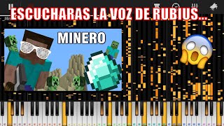 ILUSION AUDITIVA MINERO ELRUBIUSOMG MINECRAFT | ¿Lograrás identificar la voz?