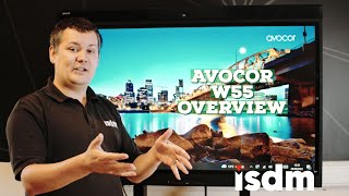 ISDM overview of the Avocor W55 Collaboration Board