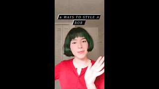 6 ways to style a Bob 🫖 #shorthairstyles #bobhairstyle #shorthair #hairstyleideas #shorthairideas