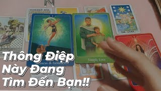 Thông Điệp Này Đang Tìm Đến Bạn !! - Chọn 1 tụ bài tarot