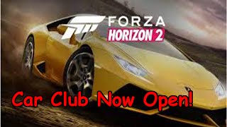 Forza Horizon 2 Club now Open!