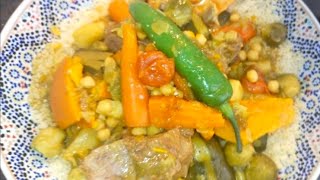 couscous de viande et légumes🤤🤤🤤😋😋😋