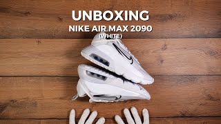 Review of Nike Air Max 2090 White Womens | ASMR Unboxing