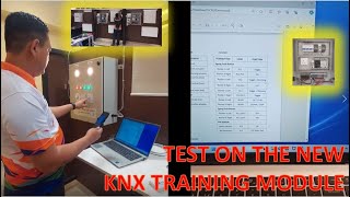 test on the new knx training module #electrical #electricalengineering #knx #buildingautomation