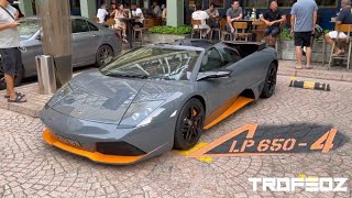 LP650-4 Lamborghini Murcielago Roadster Rare Appearance at Millenia Walk! (18/50)