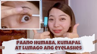 Paano humaba, kumapal at lumago ang pilikmata | how to make your eyelashes long and thick