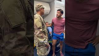 Military man gets what he deserves pt 2 #military #airplane #shorts #explorepage