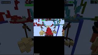 Funny Moments Minecraft BedWars Cristalix 17 #shorts