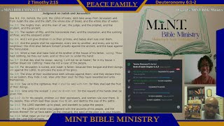 Isaiah KJV: Book of Isaiah Chapter 03, Read with The Simmons Family