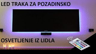 KAKO ULEPŠATI TV? LED TRAKA ZA POZADINSKO OSVETLJENJE IZ LIDLA