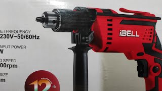 Unboxing and testing of Ibell ID13-75  650W Drill