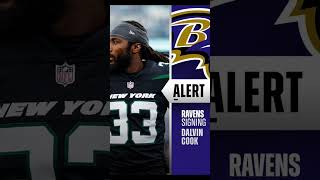 the Baltimore ravens are signing dalvid cook #nfl #nflseason #shortsfeed #shorts #fyp