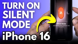 How to Turn On/Off Silent Mode in iPhone 16 - New Action Button Feature in iPhone 16, Pro, Pro Max!!