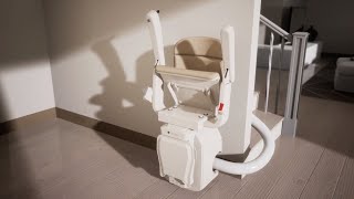 How To Use Handicare Freecurve Curved Stairlift