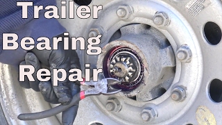 Trailer Repair--Loose Bearings