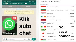 Cara chat via whatsapp tanpa harus simpan nomor telepon