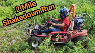 Lawn Tractor Go-kart Hits the ATV Trails