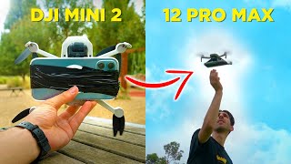 Sticking my iPhone 12 to my DJI Mini 2