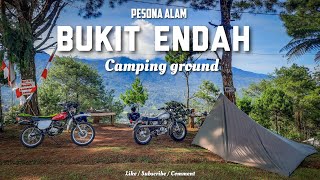 Motor Camping|| Bukit Endah Camping Ground| Honda XL 125 vs Yamaha Britishstylemotorcycle!!!