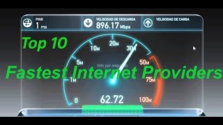 Top 10 Fastest Internet Providers in the World