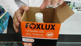 Conhecendo a LÂMPADA LED ALTA POTÊNCIA 40W FOXLUX - Robô