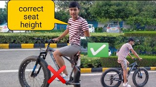 COORECT,, SEAT  HEIGHT FIND on CYCLE🚴🚴