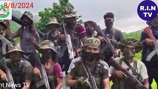 ARSA War Breaking News | 8/8/2024 | Rohingya Daily News | ARSA Discussion News | RIN TV ARSA News