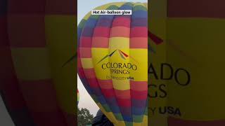 Hot Air-balloon glow ( Memorial Park Colorado Springs Colorado USA )