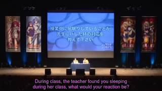 Kayano and Matsuoka act as student and teacher[No Game No Life Stage MF Bunko J][Eng Sub]