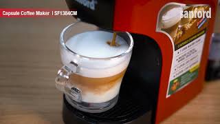 SANFORD | SF1384CM | Espresso | Dolce Gusto | Nespresso Capsule Coffee Maker