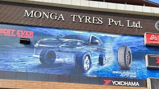 Car wheel Balancing and alignment at Monga Tyres Pvt. Ltd. || North India's biggest tyre store