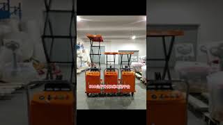 Warehouse electric Mini Movable Scissor Lift Lifter capacity:500 kg  with height 2 m