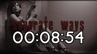 RE4 Separate Ways | Cheat Speedrun | 00:08:54 | WTW + Keys + Hidden Doors