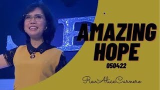 AMAZING HOPE / Rev Alice Carnero / May 01, 2022