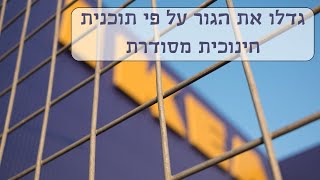 גדלו את הגור שלכם עם תוכנית חינוכית מסודרת