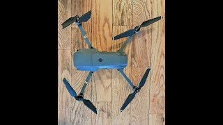 Mavic Pro "Flies" with Shattered Props