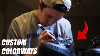 CUSTOMIZING SKATE SHOES!