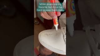 Try using a Tide To Go Stain Remover to spot clean your shoes! It’s easy to use! #cleaning #tips