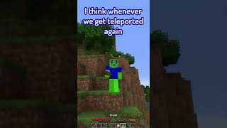 Minecraft, But I Get Randomly Teleported… 😧 #minecraft