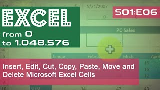 Insert, Edit, Cut, Copy, Paste, Move and Delete Microsoft Excel Cells