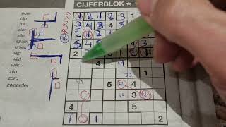 (#9519) Friday. Tectonic01 Sudoku puzzle. Bonus Extra edition. 11-01-2024 Extra part 4 of 4