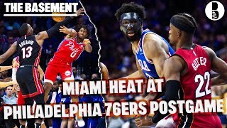 Miami Heat at Philadelphia 76ers Postgame Show | The Basement Sports Network