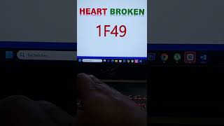 HEART broken  #short  #astuce  #microsoftwindows  #ordinateur