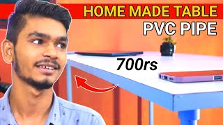 How to make Table with wood and pvc pipe Home Made TABLE | PVC Pipe Transformation! @Techrpv