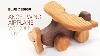 Angel Wing Airplane wooden toy making / PDF plan file available