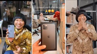 Ria Ricis Kasih Kado Iphone 11 buat Ozay Kraton || Ozay Kraton Ulang Tahun