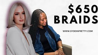 BLACK Women Pay Her $650 For Knotless Braids With No Shampoo...🤔